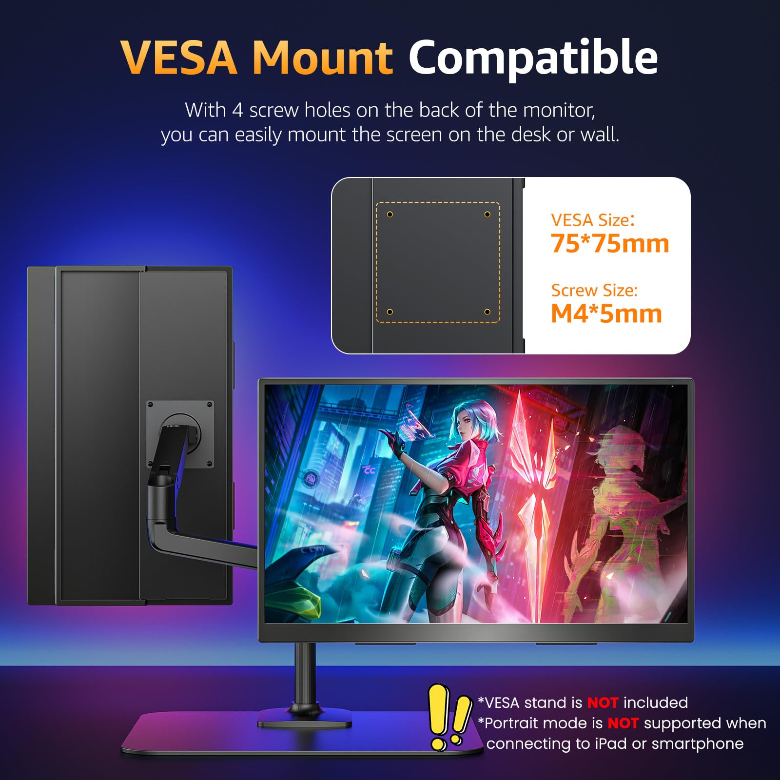 Portable Monitor 18.5