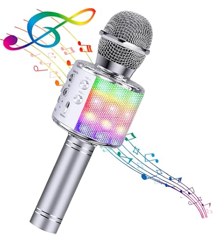 Micrófono Bluetooth De Karaoke Portátil – 5 En 1 – Regalo Para Niños De 3 A 12 Años