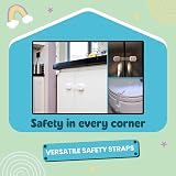 BooBoo Baby 4 Pack Child Proof Refrigerator Locks Adjustable 3-7in view 7