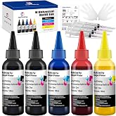 Ink Refill Kit for HP Printer Cartridges HP 67 67XL 62 63 64 65 68 60 61 | 910 950 951 952 962 923 936 902 932 933 Refillable Ink Cartridges CISS System (100ml, Black, Cyan, Magenta, Yellow)