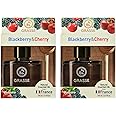 Bullsone Grasse Diffuser, Natural Car Air Fresheners, Luxury Car Perfume - Black Berry & Cherry Scent (2 Pack)