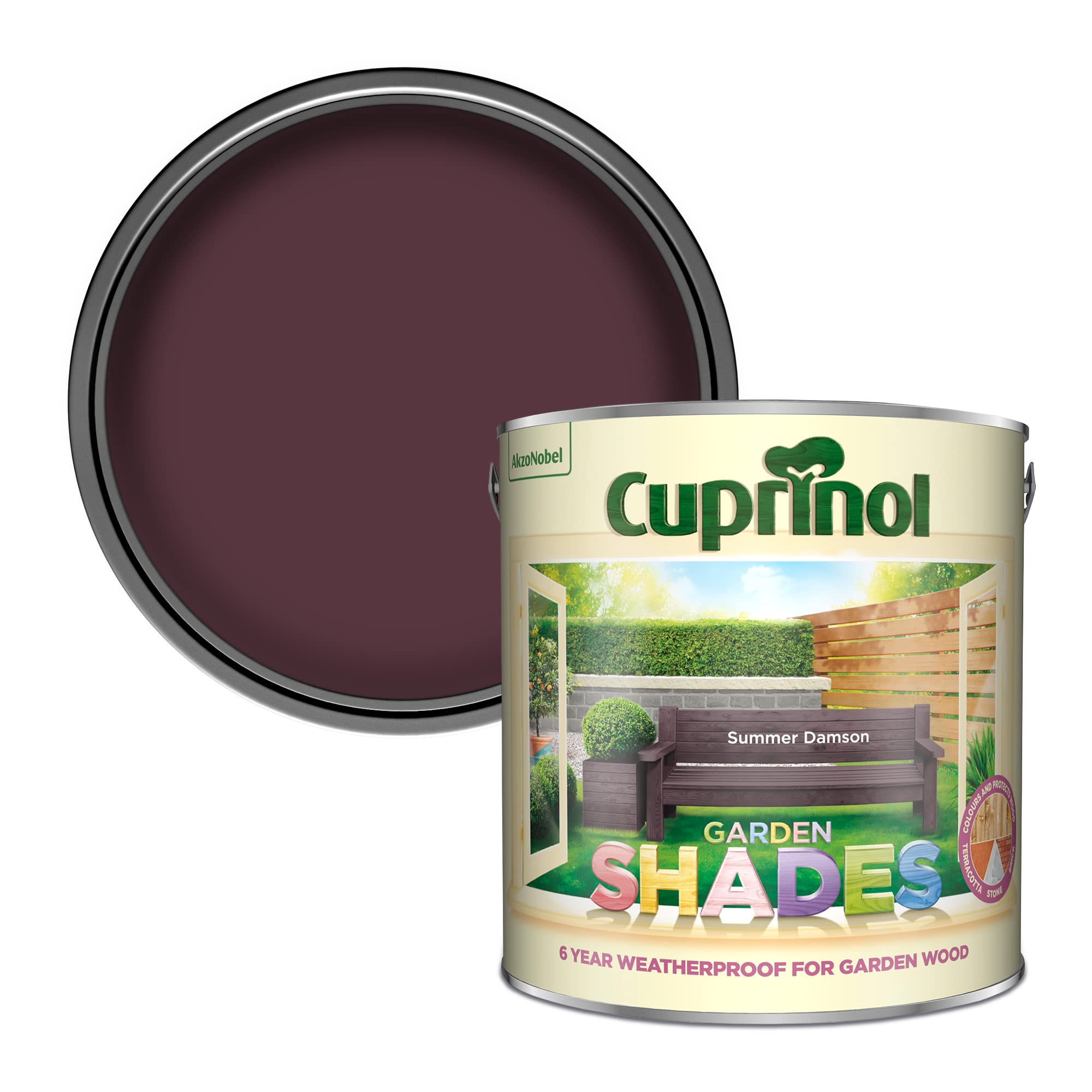 Cuprinol Garden Shades - Summer Damson (2.5 Litre)