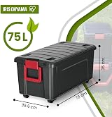 Iris Ohyama Large 75L Storage Boxes with Lids 3 Pack SIA-75 view 2