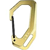 Trayvax Carabiner Brass or Titanium, 1 Ounce, Made in the USA