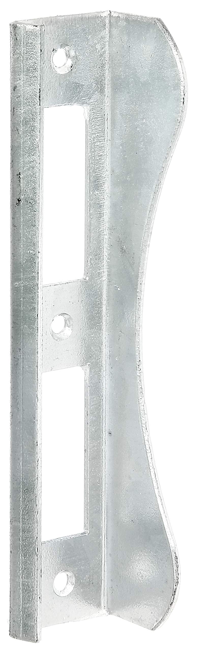 Alberts 215378 Stop for Gates with Mortise Lock | for approx. 37 mm Thick Frame | Hot-Dip Galvanised | 37 x 181 mm