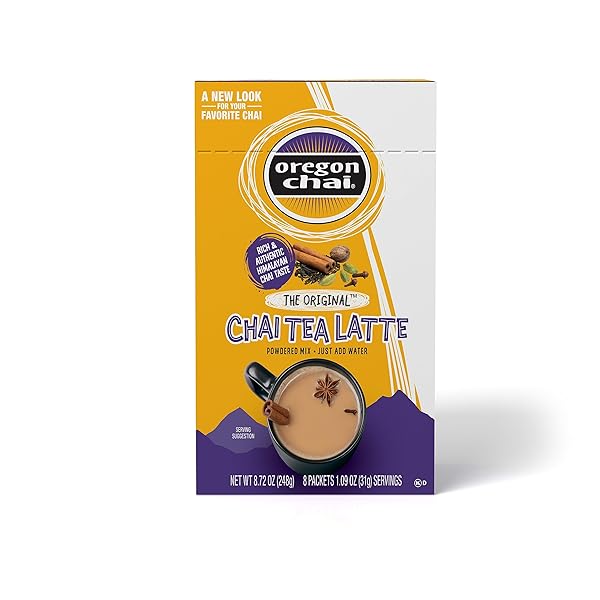 OREGON CHAI ORIGINAL DRY CHAI LATTE MIX, 8...