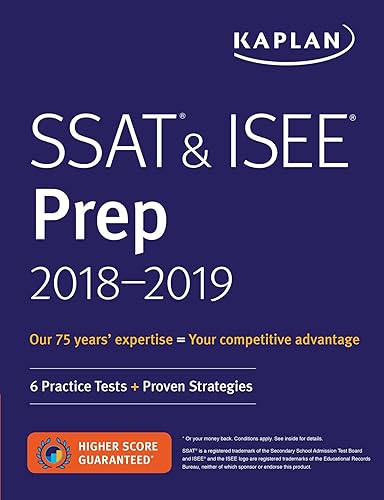 Download SSAT & ISEE Prep 2018-2019: 6 Practice Tests + Proven Strategies PDF