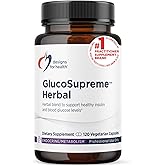Designs for Health GlucoSupreme Herbal Supplement - Berberine HCl, Banaba, Ginseng + Cinnamon Extract - Vegan, Non-GMO Supplements (120 Capsules)