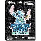Disney Lilo and Stitch Precious Cargo Adhesive Vinyl Decal - Adorable Stitch Car Sticker for Families with Baby on Board