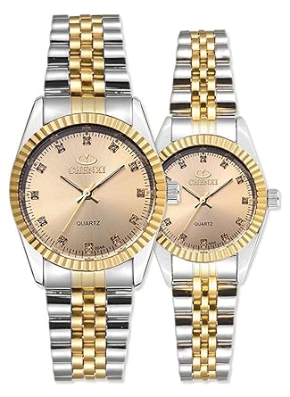 Amazon.com: Swiss Brand - Reloj de dos tonos para hombre y ...