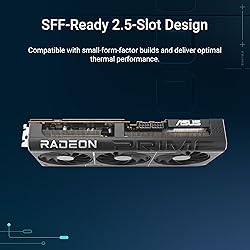 ASUS Prime RX9070 OC, PCIe5, 16GB DDR6, HDMI, 3