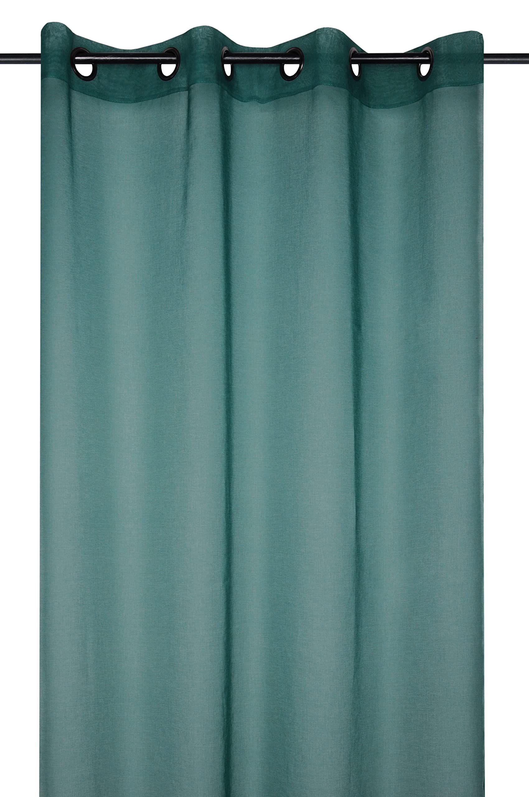 Lovely Casa Voile 140 x 280 cm Emerald Polyester