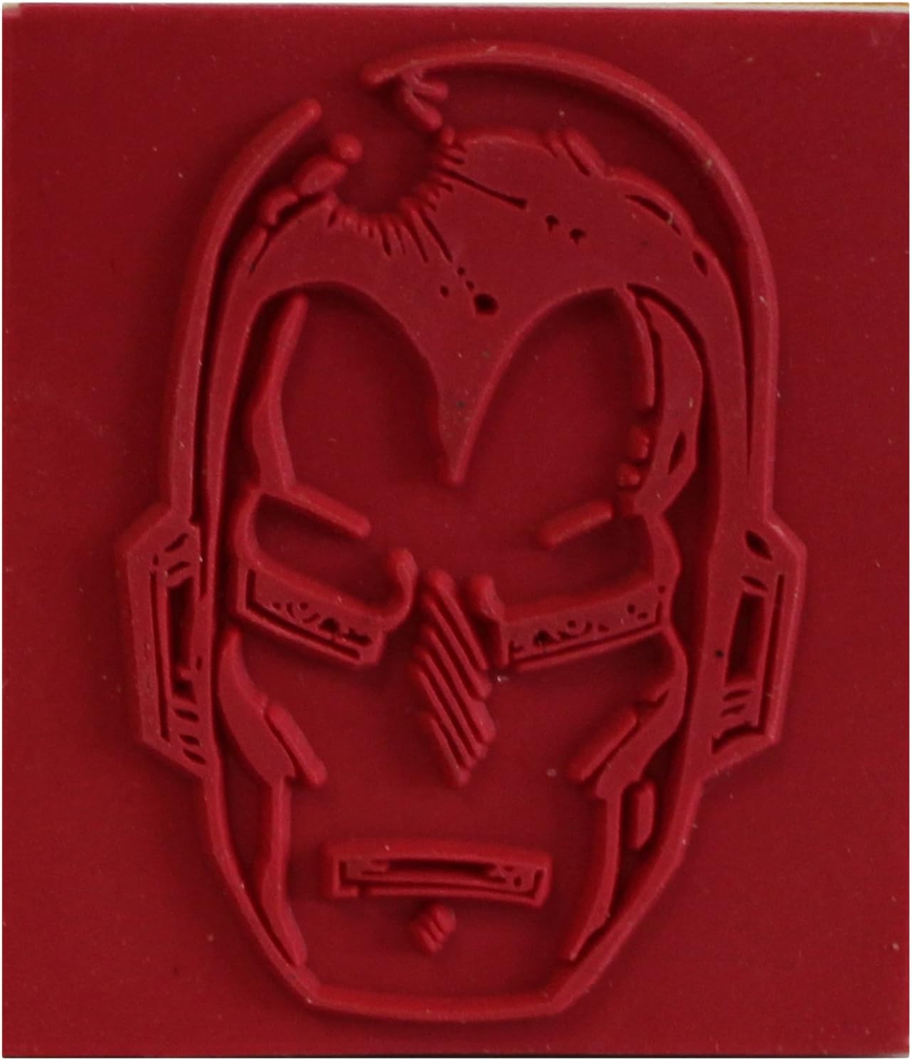 Rubber Stamp Marvel Comics Retro Iron Man Head Rubber Stamp