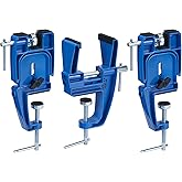 JOYTUTUS Ski and Snowboard Vises for Tuning, Edges and Waxing, Non-Slip Snowboard Clamp with Rubber Pads, Vice Grips for Ski/Snowboard Tuning Equipment，3 Pieces/2 Pieces Set