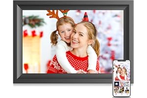 THANK VIP ThankVip WiFi Digital Picture Frame, 1280 * 800 HD Display IPS Touch Screen Digital Photo Frame,16GB Memory, Auto-Rotate, Wall-Mounted, Share Photos/Videos and Send Best Wishes via Phone App