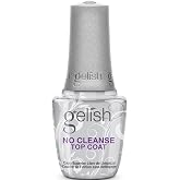 Gelish No-Cleanse No Wipe UV/LED Gel Nail Polish Top Coat Sealer, 15mL