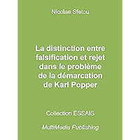 La distinction entre falsification et rejet dans le problème de la démarcation de Karl Popper (French Edition) book cover