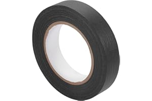 Partuto 1 Pc 1 Inches x 60.1 Yards Universal Painters Tape - DIY Car Auto Paint for Masking Tape No Residue - Crepe Paper Bla