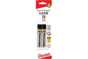 PentelCH13BPHB2 Super Hi-Polymer Lead Refill (1.3mm) HB, 8Pcs/Tube, 2Pk