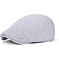 VOBOOM Men's Cotton Flat Ivy Gatsby Newsboy Driving Hat Cap
