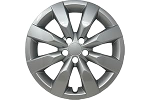 HubStar Replacement for Toyota Corolla 2014, 2015, 2016 Hubcap, Premium Quality Sturdy 16-inch Silver Wheel Cover (1 Piece)