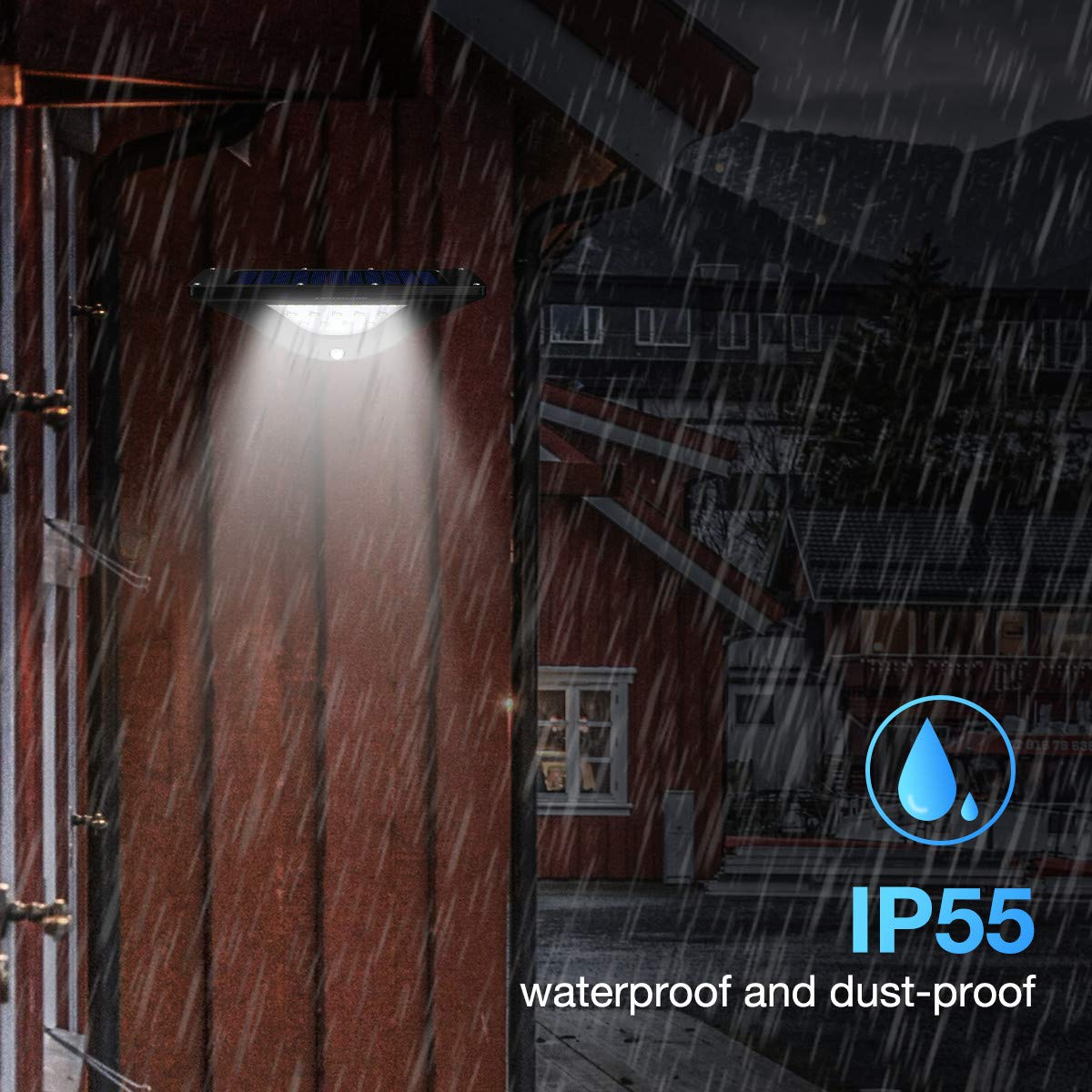 Poweradd 16 LED Solar Light, Super Bright Solar Powered Wireless PIR Motion Sensor Security Wall Light Lamp, IP 55 Waterproof Outdoor Light for Garden, Yard, Driveway, Pathway.