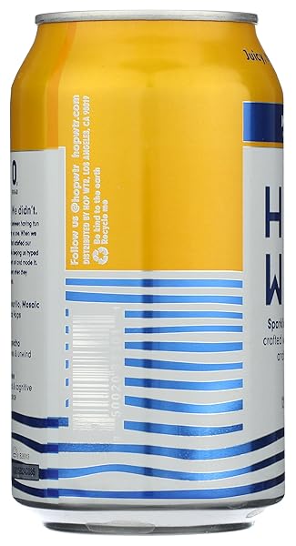 HOP WTR MANGO SPARKLING HOP WATER, 12 FZ