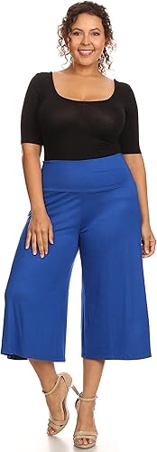 plus size gaucho capris