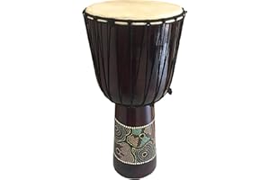 JIVE BRAND African Drum - Percussion - X-LARGE, 20" Professional Sound Bongo Hand Drum