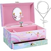 Jewelkeeper Ballerina Music Box & 3-Piece Jewelry Set - Pink Ballerina