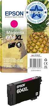 Epson 604XL Pineapple Magenta Ink Cartridge Genuine