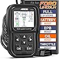 ANCEL FD500 OBD2 Scanner fits for Ford Lincoln Mercury - All Systems Code Reader with Engine, ABS, SRS, Transmission, 4WD Diagnostics - Scan Tool with EPB, Throttle, Oil Reset, Battery Registration