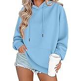 Zeagoo Womens Oversized Hoodies 2025 Fleece Sweatshirts Long Sleeve Pullover with Pocket Fall Winter Outfits Clothes
