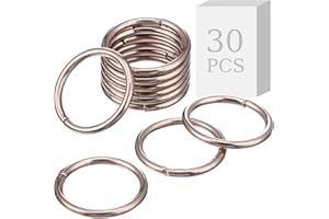 Yaocom 30 Pcs 15% Silver Brazing Joint Solder Ring Silfos Rings for 1/2" O. D. Copper Tubes Silver Solder Brazing Ring for HV
