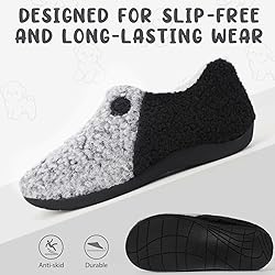 ERGOfoot Orthopedic Slippers with Arch Support for