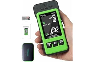 EMF Detector EMF-802 by VVV-Group | Electromagnetic Radiation Meter with Electric & Magnetic Field Detection, Peak/Average Modes, LCD Alarm | EMF Reader for Home, Office, RF Safety