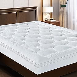 EASELAND Queen Size Mattress Topper Pillow Top