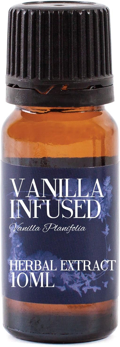 Mystic Moments Vanilla Infused Herbal Oil, Amber, 10 ml (Pack of 1)