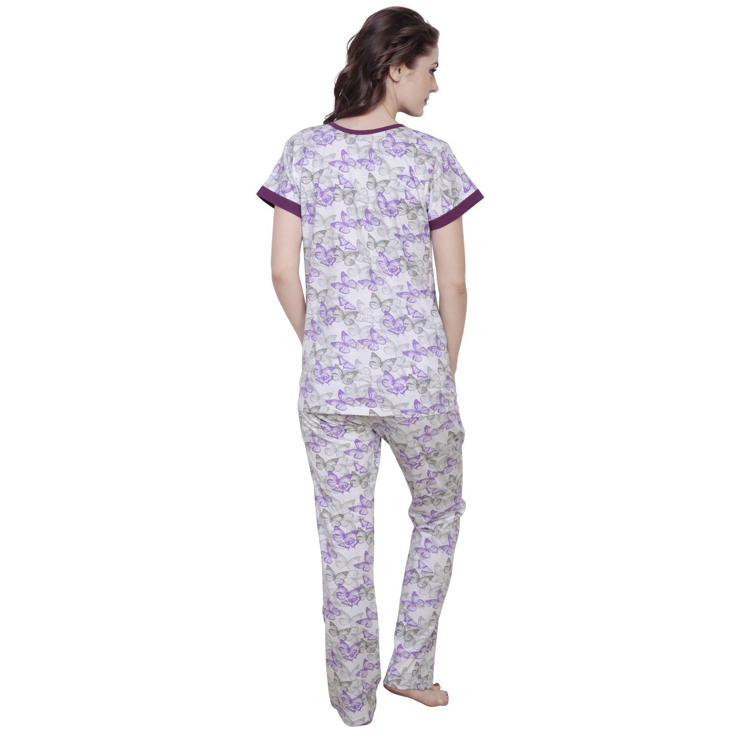 claura cotton butterfly print lower and top