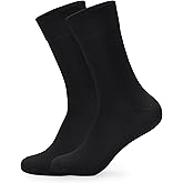 LMHCISO Men's Multi Color Dress Socks Multi Color Comfoy Crew Cotton Dress Socks for Men Wedding Business Size 8-13