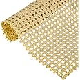 Cane Webbing Roll Rattan - Sukh Plastic Artificial Caning Material for Chairs 13" Width Cane Webbing Woven Open Mesh Cane Rattan Webbing Cane Webbing Sheet for Chairs,Cabinet 3.3 FEET