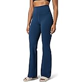 Colorfulkoala Women's Dreamlux Workout Flared Leggings High Waisted Wide Leg Bootcut Yoga Pants 29.5" / 31.5" Inseam