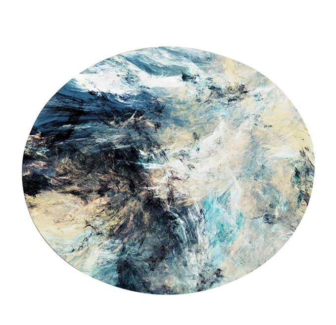 Kreative Mode Teppich Teppich für Wohnzimmer Schlafzimmer Nachtdecke Couchtisch Korb Stuhl Kissen (Farbe : #2, größe : Diamet