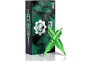 Ambition TREX Cartridges #08 Bugpin 7RL Disposable Tattoo Needles 7 Round Liner Long Taper 0807RL 20Pcs for Rotary Tattoo Machine Supply