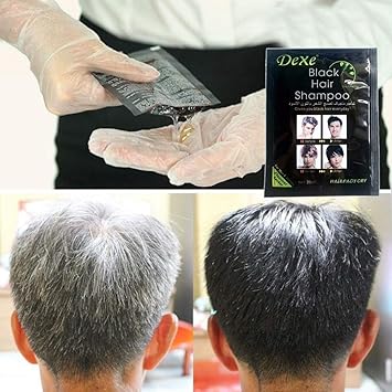Amazon Com Sandistore Instant Hair Dye Black Hair Shampoo