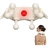 SKG FSA Eligible Cordless Neck Massager for Pain Relief Deep Tissue, Shiatsu Shoulder Massager with Heat, Massage Tools for Trapezius, Lymphatic Drainage, Relaxation Therapy, HSA Items