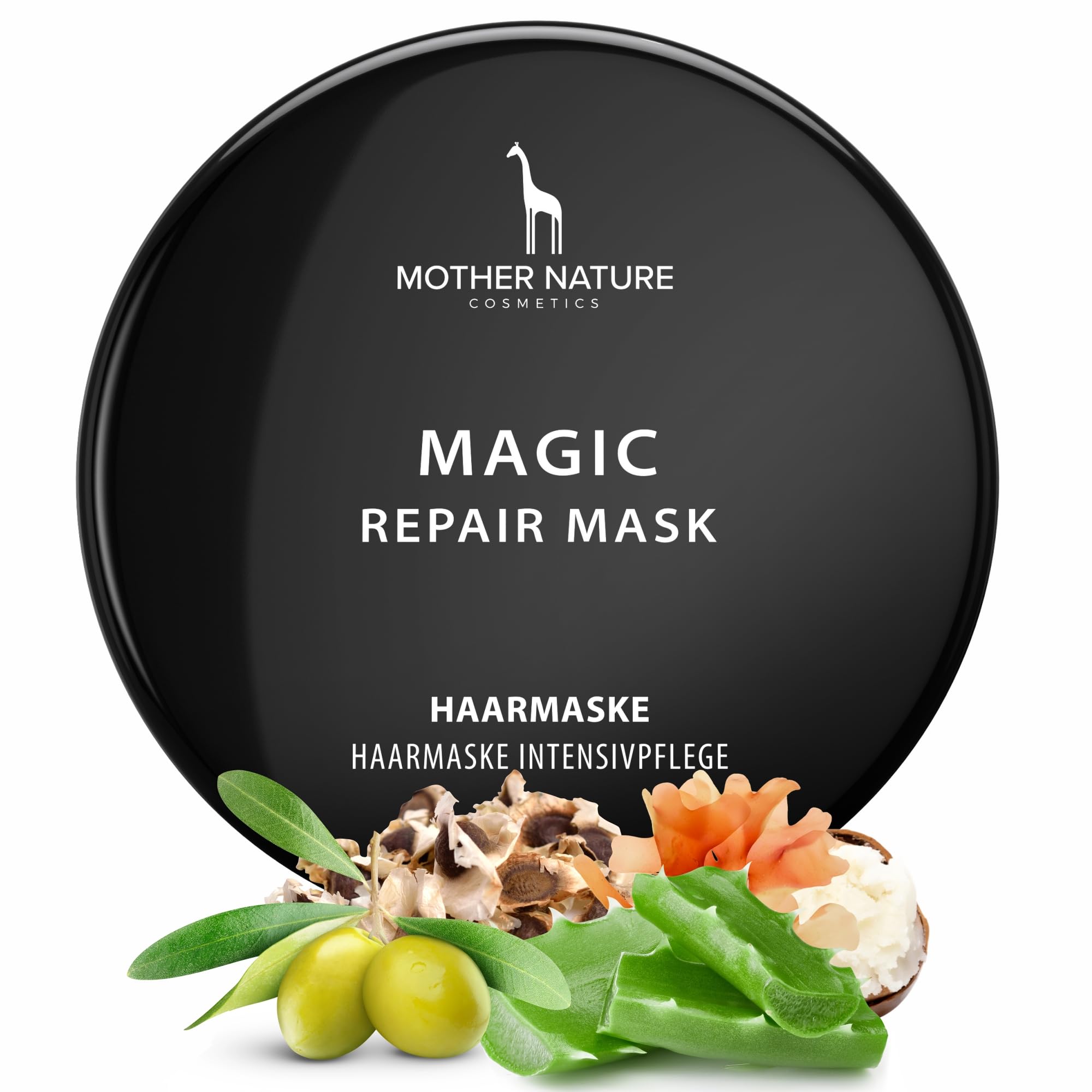 Magic Mask Hair Mask with Organic Aloe Vera – Moisturising and Strengthening Superfood Treatment, Repairs and Revitalises Hair Fibres for Shine, Smoothness & Protection - 200ml