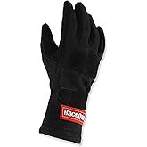 RaceQuip® 355005RQP 355 Series Driving Gloves - SFI 3.3/5 - Black/Black - Large