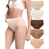 BAMBOO COOL Women's Underwear Ladies Brief Seamless Panties Moisture Wicking Stretchy Full Coverage