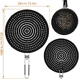 Jetcloud 32cm Silicone Splatter Screen with Foldable Handle - Heat Resistant view 6